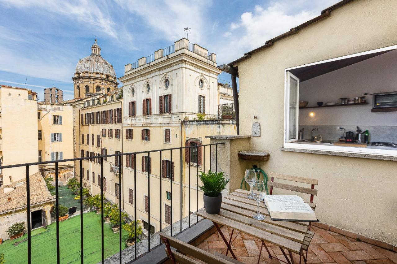 Campo De' Fiori Penthouse-Rental In 罗马 外观 照片